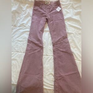 Free People purple flare pants